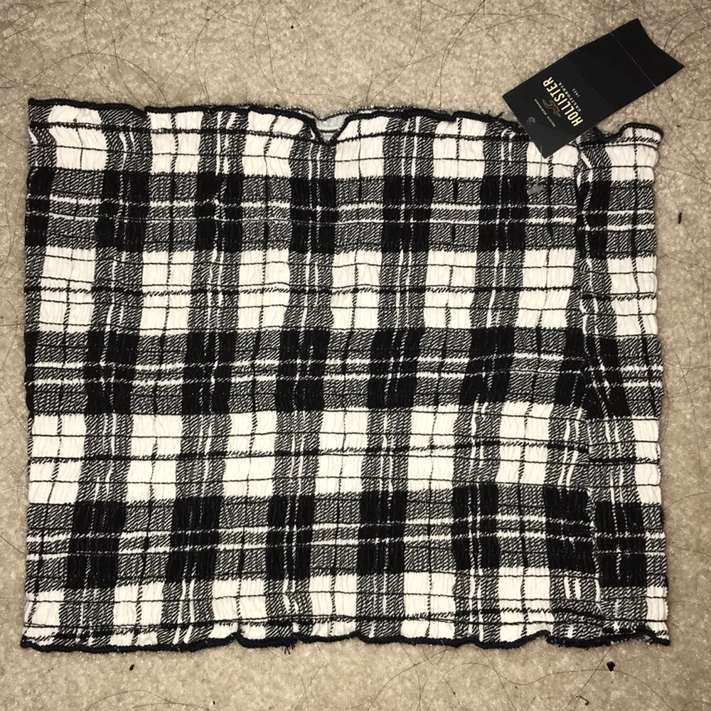 Hollister striped tube top